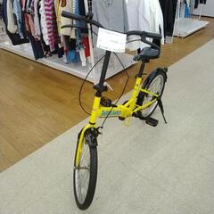折りたたみ自転車 20インチ 黄色 TJ3633