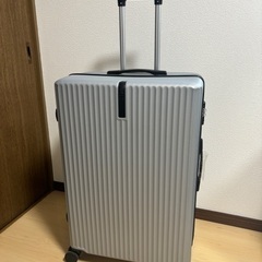 【終了】大きめスーツケース（一度だけ使用）