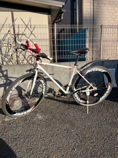 CANOVER　クロスバイク　ホワイト　自転車　28㌅