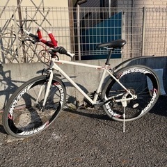 CANOVER　クロスバイク　ホワイト　自転車　28㌅