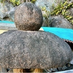 和風庭園 自然石 石灯篭