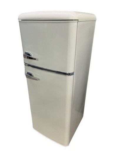 NO.1268【2022年製】オーヤマ ノンフロン冷凍冷蔵庫 PRR-122D-W 114L 冷蔵87L 冷凍27L 中古