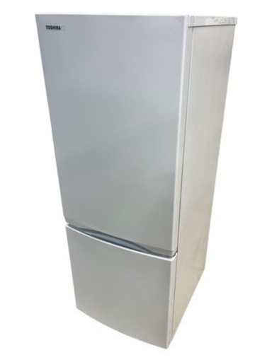 NO.1269【2022年製】TOSHIBA 東芝 ノンフロン冷凍冷蔵庫 GR-T15BS (W) 153L 冷蔵110L 冷凍43L 中古
