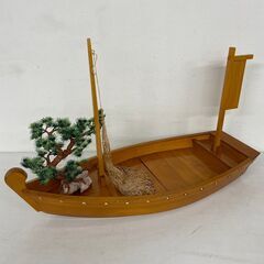 リサイクル品 木製 船盛 全長約1.5m N-052