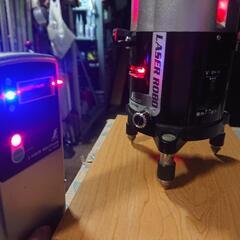 中古シンワ レーザーレベル＋受光器セット