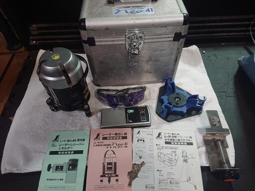 中古シンワ レーザーレベル＋受光器セット