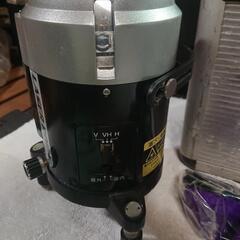 中古シンワ レーザーレベル＋受光器セット