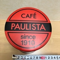 コーヒー缶　ブラジルコーヒー缶　パウリスタ (Paulista) 