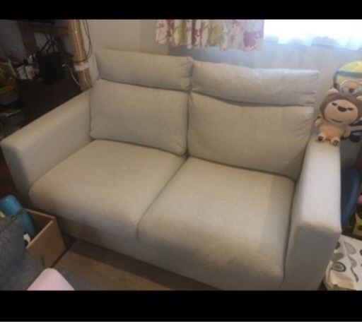 IKEA VIMLE 2人掛けソファ 別売りヘッドレスト付 10年保証製品 購入から4