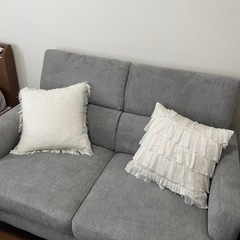 【ネット決済】家具 ソファ 2.5人掛けソファとオットマンのセット