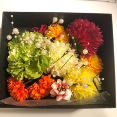 【ネット決済】成人式用　花飾りセット　和装小物
