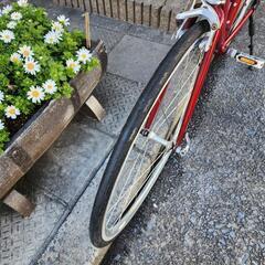 クロスバイク　７００ｘ２８ｃ　ＧＩＡＮＴ　８変速　フレーム　アルミ　美品　赤-バレンシアガトートバッグレディース