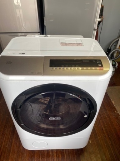 福岡市内配送設置無料　BD-NV120CL-N ドラム式洗濯乾燥機 ビッグドラム シャンパン [洗濯12.0kg /乾燥6.0kg /ヒートリサイクル乾燥 /左開き]