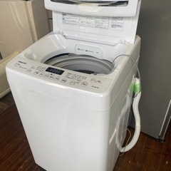 福岡市内配送設置無料　2021年式　ハイセンス 全自動洗濯機 洗濯8.0kg HW-DG80B
