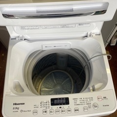 福岡市内配送設置無料　2021年式　ハイセンス 全自動洗濯機 洗濯8.0kg HW-DG80B
