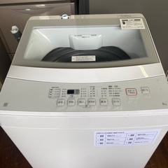 福岡市内配送設置無料 2022年式 NTR60 ニトリ 6kg全自動洗濯機(