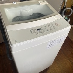 福岡市内配送設置無料 2021年式 ニトリ NTR60 6kg全自動洗濯機(