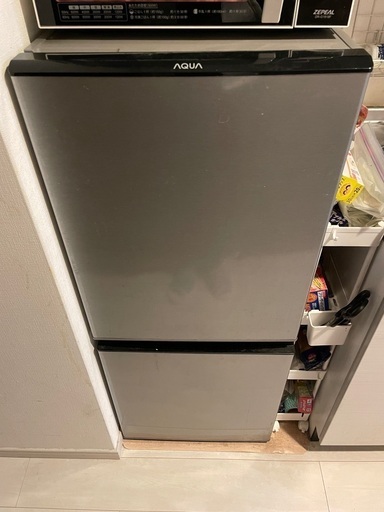 AQUA冷凍庫付き冷蔵庫2020年　126L