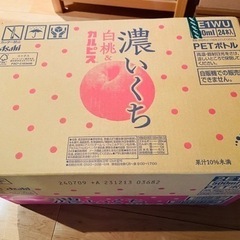 濃いくち　白桃&カルピス　500mL×24本