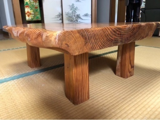 ☆価格相談OK 屋久杉テーブル(家具 テーブル 座卓、ローテーブル)