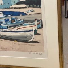 リトグラフ ジャン・クロード・キリチ 直筆サイン エディション入 大型作品