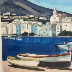 リトグラフ　ジャン・クロード・キリチ　　直筆サイン　エディション入　大型作品 リトグラフ ジャン・クロード・キリチ 直筆サイン エディション入 大型作品