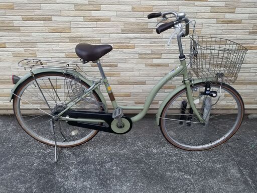 中古自転車 変速無し 26インチ LEDブロックダイナモ 軽整備済み 防犯登録対応 町田市 相模原市 MM157
