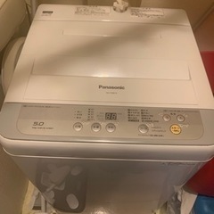 【受け渡し者決定】駅西本町より　パナソニック　洗濯機　５キロ