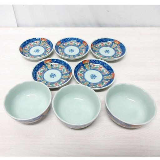 ☆T2890☆有田焼　小皿×5枚　小鉢×3枚　箱入り