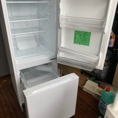 北九州市内配送無料　保証付き　2022年式　YRZF15J ヤマダオリジナル ２ドア冷蔵庫 (156L・右開き) ホワイト