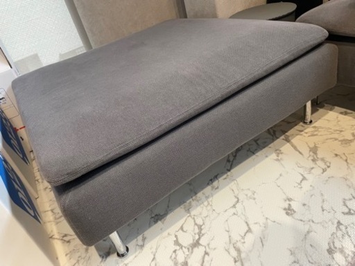 美品　ソーデルハムン　オットマン　ダークグレー