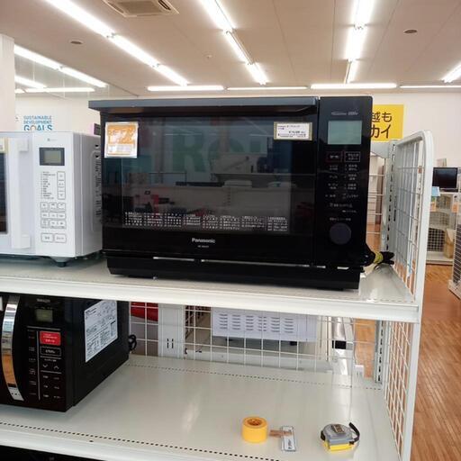 ★ジモティ割あり★ Panasonic　オーブンレンジ　ブラック　クリーニング済　YJ1806