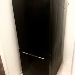 【受渡決定】冷蔵庫150L（幅48cmブラック HR-D15CB...