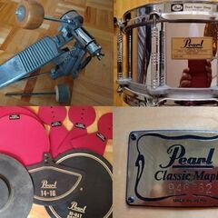 パールドラムセット一式　Pearl MR ClassicMaple