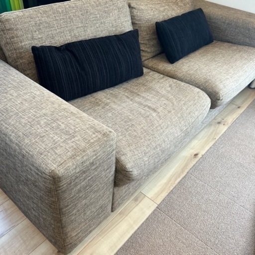 家具 ソファ 3人掛けソファとスツール