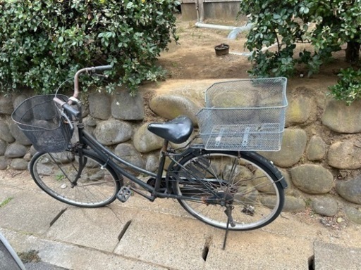 元気に走る自転車