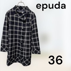 ★チェック★　epuda ロングコート