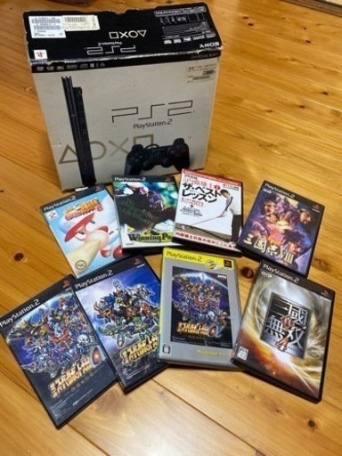 プレステ2本体　ソフト8本　まとめ売り