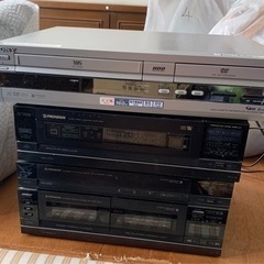 ジャンク品☆ステレオ・ビデオDVDプレイヤー