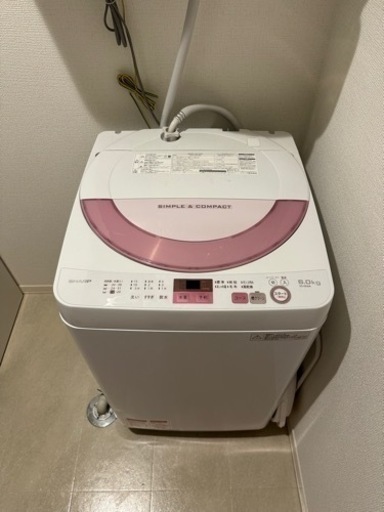 SHARP 全自動洗濯機 6.0kg