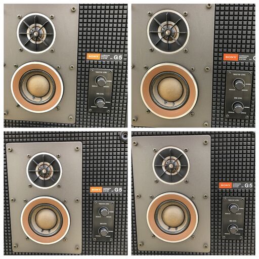 SONY G - 5 アルニコ マグネット使用30cm ウーハー2 本