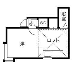 🐄【東区★1R】敷金礼金なし☆バス・トイレ別🛁/🚽ロフト付き◎ペット相談🐶😺最上階・角部屋◎生保入居可🐄 - 不動産