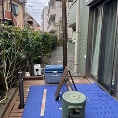 【お譲り先決まりました】ホンマ製作所 クッキングストーブ　（ケース、煙突、煙突支え、テント用板付）