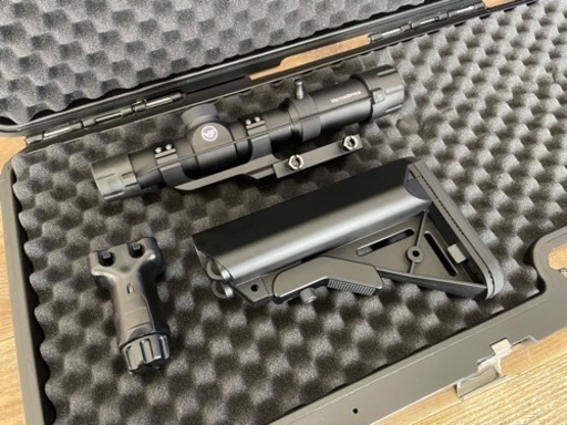 値下げ！おまけ多数超お得！東京マルイ ガスブロ Mk18 mod1 + スコープ、ガンケース、グリップ、ストックセット 値下げ！おまけ多数超お得！東京マルイ ガスブロ Mk18 mod1 + スコープ
