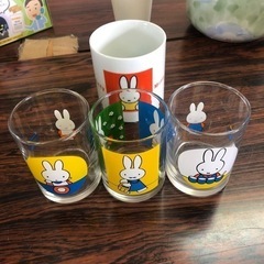 【中古】ミフィーグラス3個&マグカップセット