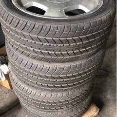 タイヤ　ホイール付き　中古　215/45ZR17 ヨコハマタイヤ　溝　7.5〜8mm