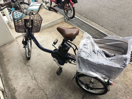 地域限定送料無料 パナソニック ビビライフ 三輪車 16AH 新基準 紺