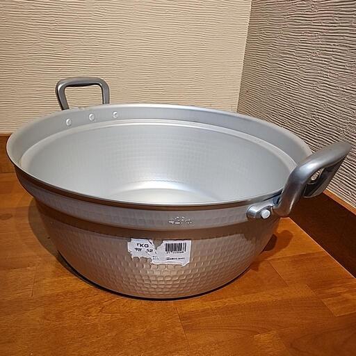 TKG アルミ円付鍋　アルマイト加工 ４２cm