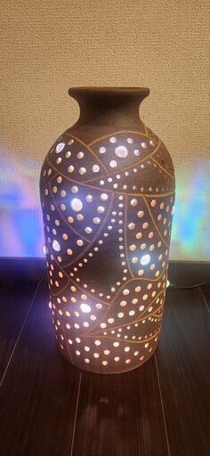 引き取り限定！！  陶器ランプ