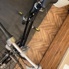 【ブリヂストンPrestino 前後タイヤ・チューブ新品！】ベルトドライブ　LEDオートライト　内装8段　27インチ自転車　ブラック